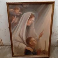 Quadro con Madonna firma Fabbri