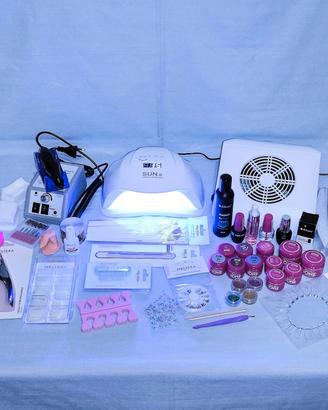 Kit completo ricostruzione unghie nail art 