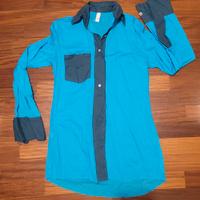 Copricostume azzuro a camicia nuovo