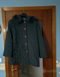 Giubbino invernale trapuntato grigio scuro 