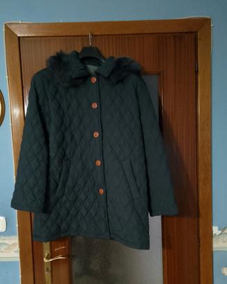 Giubbino invernale trapuntato grigio scuro 