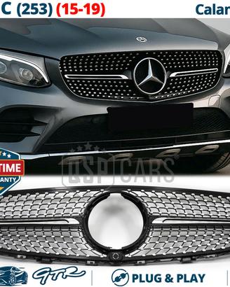 GRIGLIA PER Mercedes GLC X253 C253 15-19 GT-R Look
