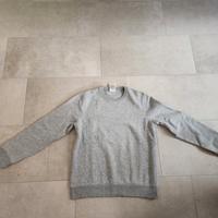 Felpa grigia basic B&C Collection crewneck S