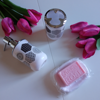 Set accessori bagno + saponetta