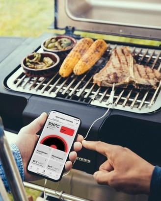 BBQ elettrico cottura indiretta, normale , e 500°