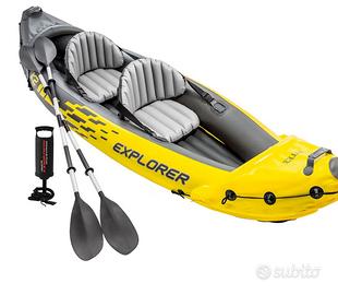 Canoa gonfiabile due posti