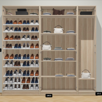 Armadio lavanderia IKEA PAX rovere, 5 ante, 250x35