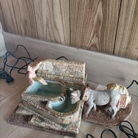 Scena con 2 movimenti Presepe 25 / 30 cm