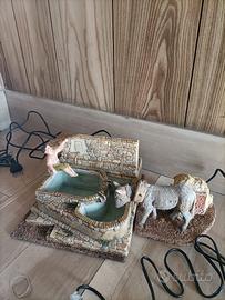 Scena con 2 movimenti Presepe 25 / 30 cm