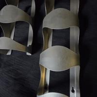 Portabottiglie in metallo 