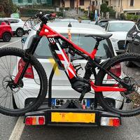 portabici x gancio traino nuovo porta 2,3 bici