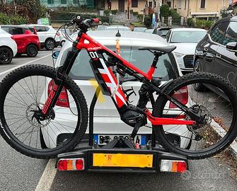 portabici x gancio traino nuovo porta 2,3 bici