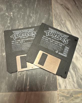 Floppy disk  ibm pc ninja turtles