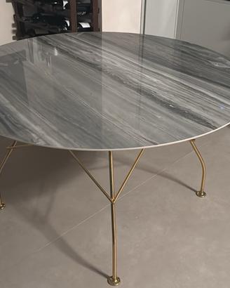 Tavole con le sedie kartell