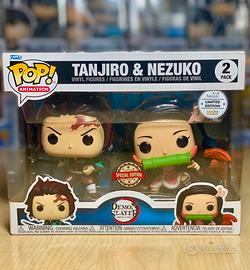 Funko pop demon slayer tanjiro e nezuko 2 pack