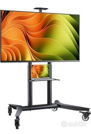 2 Smart tv LG 75” 4k + 2 supporti con ruote