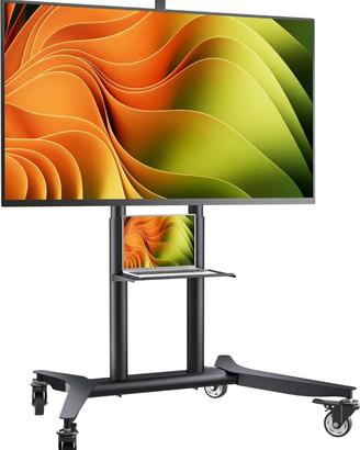 2 Smart tv LG 75” 4k + 2 supporti con ruote