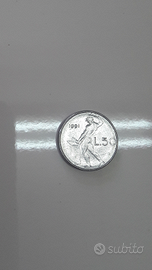 Moneta di 50 lire del 1991 piccola