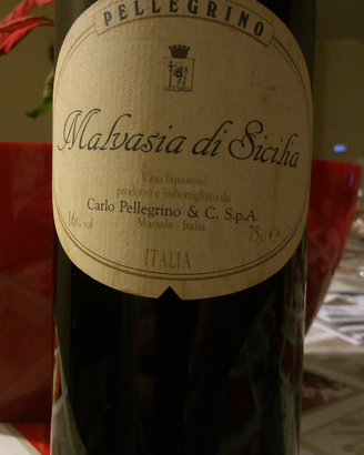 Vino Malvasia di Sicilia annata 1994