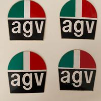 Adesivi vintage  Moto caschi AGV