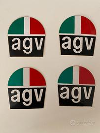 Adesivi vintage  Moto caschi AGV