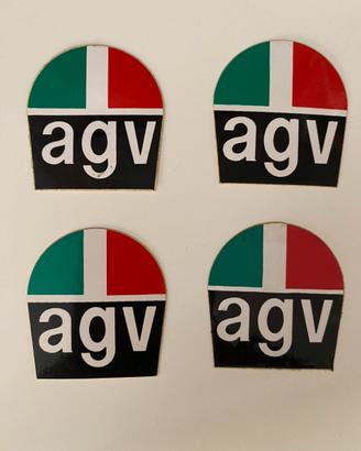 Adesivi vintage  Moto caschi AGV