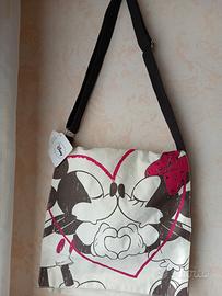 Borsa a tracolla Disney Topolino e Minni