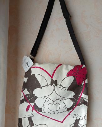 Borsa a tracolla Disney Topolino e Minni