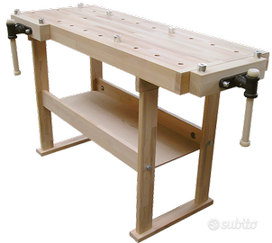 tavolo banco da falegname pianale 1370 x 530 mm