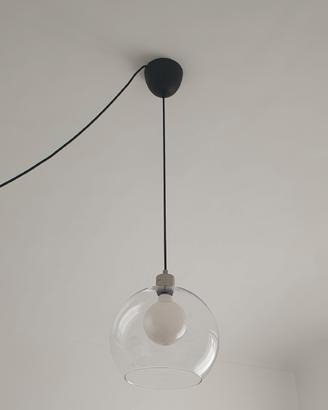 Lampadario minimal vetro