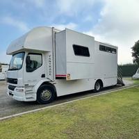 Van DAF trasporto cavalli con popout