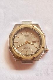 Seiko Sports 100 metri Two-tone Silver dial