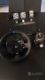 Logitech G923 volante + pedaliera + cambio Xbox