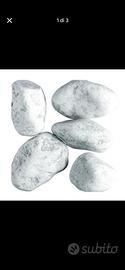 Ciottoli bianchi marmo di carrara