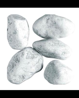 Ciottoli bianchi marmo di carrara
