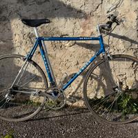 Bici da corsa de rosa