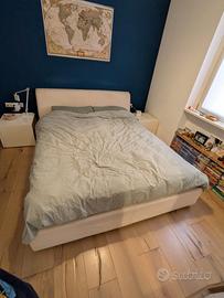 letto matrimoniale con contenitore