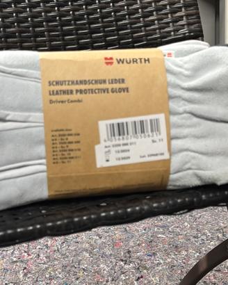 Guanto Driver-Combi in pelle bovina robusta Würth