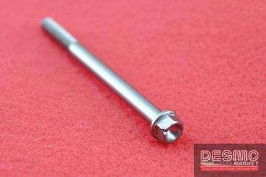 Vite titanio NCR testa esagono flangiata M6x80 Pas