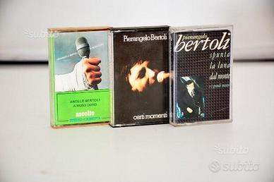Musicassette originali Pierangelo Bertoli