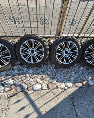 Set gomme invernali 205/55 R16 91H M+S con cerchi