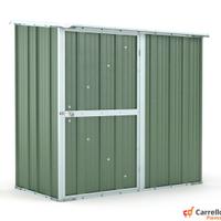 Box casetta giardino Acciaio 174x100 verde