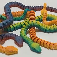 Serpente Articolato 3D Multicolore