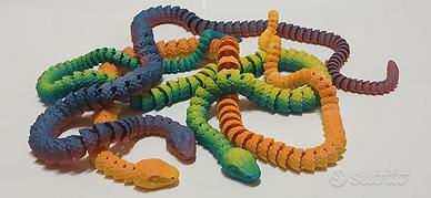Serpente Articolato 3D Multicolore