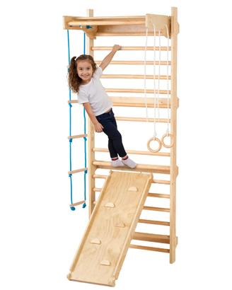 Scala Svedese da Parete 15 Gradini da Gioco  Legno