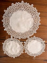 UNICI ED ESCLUSIVI centri tavola pizzo di Cantu'