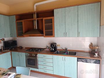 cucina ad angolo moderna 4mt x 1.20