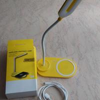 Lampada USB con ricarica wireless