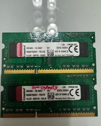 RAM Kingston DDR3L 4GB 
