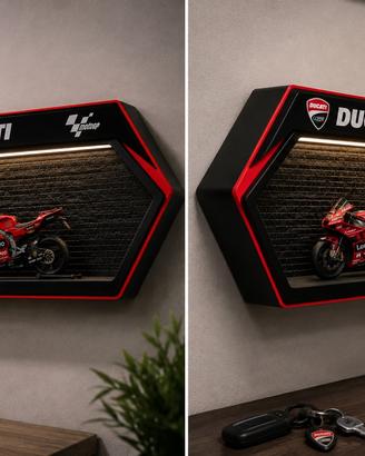 Teca modellini ducati motogp